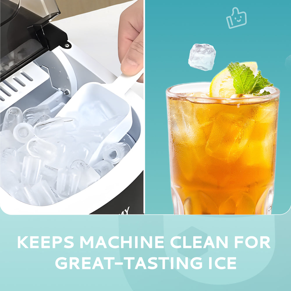 
                      
                        EUHOMY Ice Machine Cleaner Descaler, 16/32 Fl OZ Ice Maker Cleaner (4 Uses Per Bottle), Ideal Universal Descaling Solution for All Brands Ice Maker
                      
                    