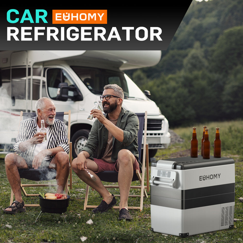 
                      
                        EUHOMY 12 Volt Multi-Adapter Equipped Portable Electric Cooler Car Refrigerator - Euhomy
                      
                    