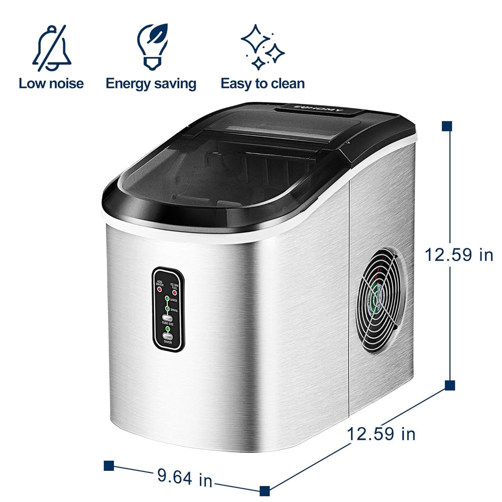 
                      
                        EUHOMY 15'' Bullet Quiet Easy to Clean Ice Maker Machine - Euhomy
                      
                    