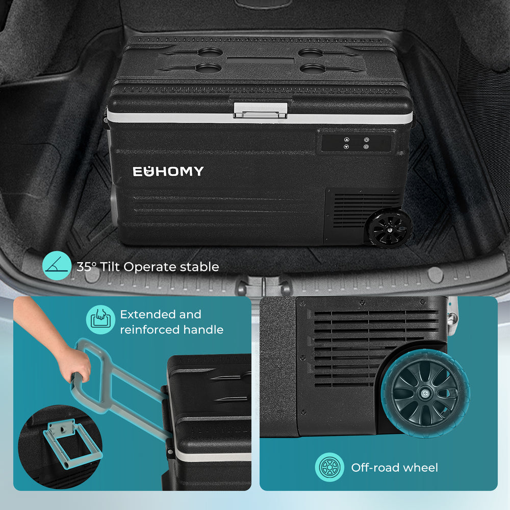 
                      
                        EUHOMY CFU Series Car Refrigerator Camp 79Quart(75L) High Performance Compressor - Euhomy
                      
                    