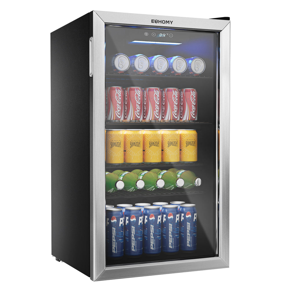 
                      
                        EUHOMY 3.2 Cu.Ft 126 Can Built in & Free Standing Beverage Cooler - Euhomy
                      
                    