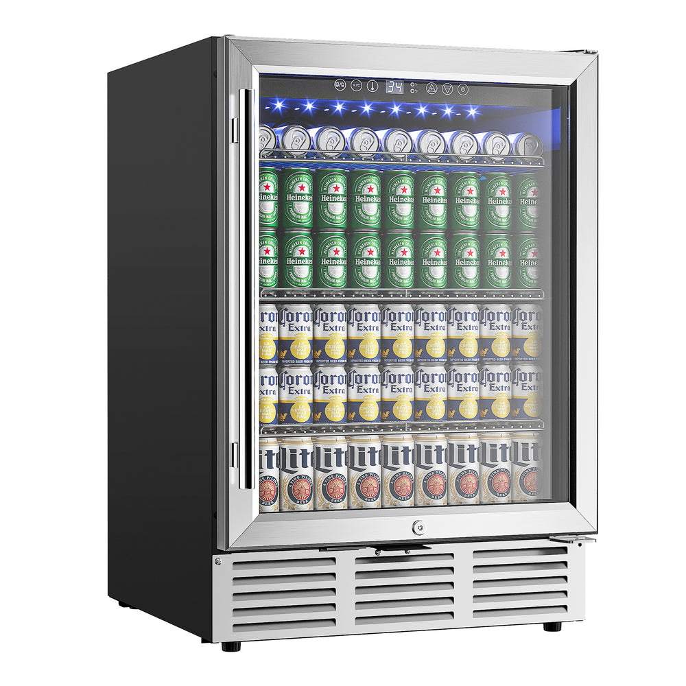 
                      
                        EUHOMY 24 Inch Beverage Refrigerator, 180 Can Under Counter Beer Fridge Large Capacity - Euhomy
                      
                    