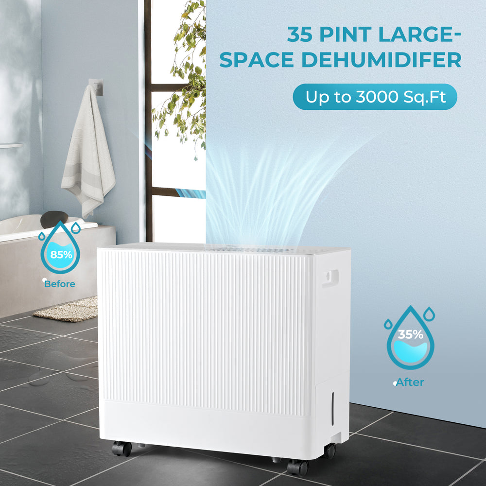 
                      
                        EUHOMY 3000 Sq.Ft Energy Star Dehumidifier for Basement - Euhomy
                      
                    